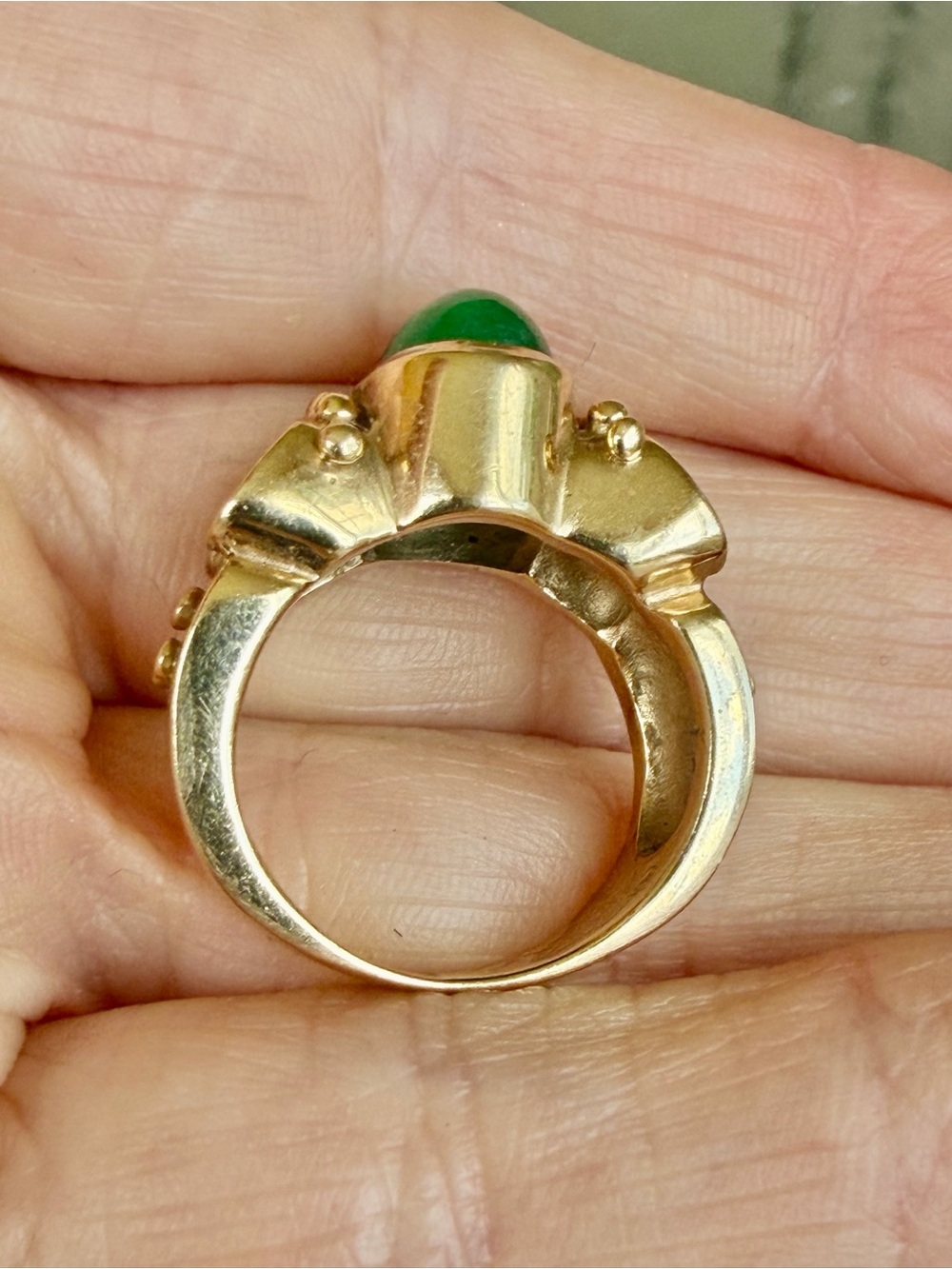 14k gold emerald - Picture 5 of 5